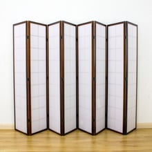Zen 8 Panel Rice Paper Room Divider